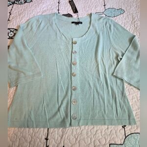 Pierri New York Mint Green Cardigan
